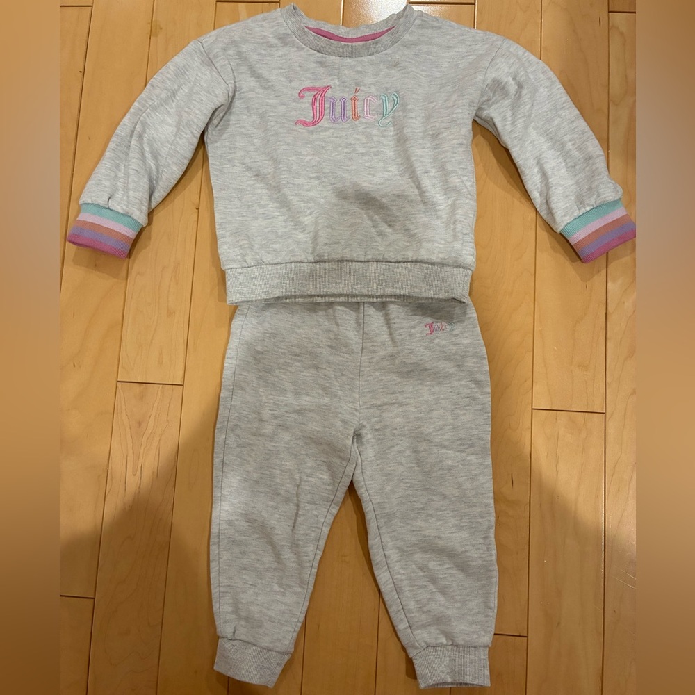 Juicy Couture Kids Gray and Pink Outfit